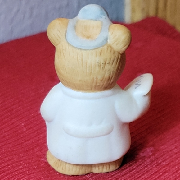 Vtg Mini Homco Series #8820 Porcelain Bear The Doctor - Physician Figurine - Picture 4 of 5